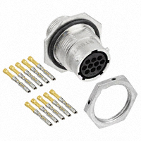 Amphenol Sine Systems Corp - RT0W71210SNH-K - CONN RCPT 10POS JAM NUT SKT KIT