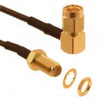 Amphenol RF Division - 135111-02-12.00 - CBL SMA R/A PLUG-JACK RG174 12"