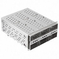 Amphenol Commercial Products - U90-B305-4081-100 - CONN QSFP+ RCPT W/CAGE 2X3 R/A