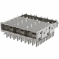 Amphenol Commercial Products - U90-G371-101A - CAGE 1X3 QSFP W/HS 13.5MM W/LP