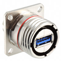 Amphenol PCD - USB3FTV2AN - RECEPTACLE W/ FEMALE USB3-A NICK