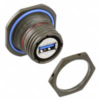 Amphenol PCD - USB3FTV7AG - RECEPTACLE W/ FEMALE USB3-A OD C