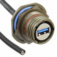 Amphenol PCD - USB3FTV7SA03GOPEN - RECEPTACLE POTTED W/ A CODED 0.3