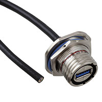 Amphenol PCD - USB3FTV7SA03NOPEN - RECEPTACLE POTTED W/ A CODED 0.3