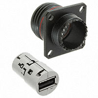 Amphenol PCD - USBFTV21ZN - CONN USB-A RCPT-RCPT SQ FLANGE