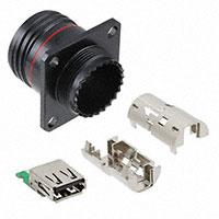 Amphenol PCD - USBFTV22ZN - CONN USB-A RCPT SQ FLANGE SOLDER