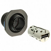 Amphenol PCD - USBFTV71ZN - CONN USB-A RCPT-RCPT JAM NUT