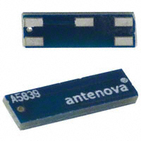 Antenova - A5839 - ANTENNA CHIP 2.4GHZ SMD LEFT FD