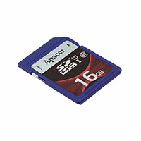 Apacer Memory America - AP16GSDHC10U1-B - MEMORY CARD SDHC 16GB CLASS 10