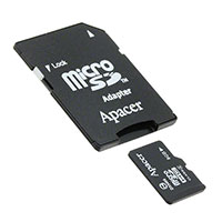 Apacer Memory America - AP8GMCSH4-B - MEMORY CARD MICROSD 8GB CLASS 4
