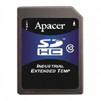 Apacer Memory America - AP-ISD512IS2B-8T - MEMORY SD CARD 512MB IND