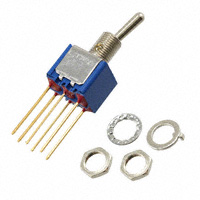 APEM Inc. - 5246MIWRCDB - SWITCH TOGGLE DPDT 0.4VA 20V