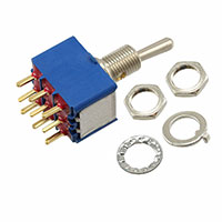 APEM Inc. - 5256CDB - SWITCH TOGGLE 3PDT 0.4VA 20V