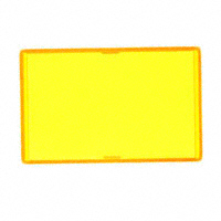 APEM Inc. - A0261C - SCREEN AMBER RECTANGULAR