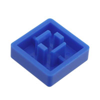 APEM Inc. - AKTSC21B - CAP TACTILE SQUARE BLUE