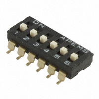 APEM Inc. - DM06 - SWITCH SLIDE DIP SPST 25MA 24V
