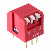 APEM Inc. - DP03 - SWITCH PIANO DIP SPST 50MA 24V