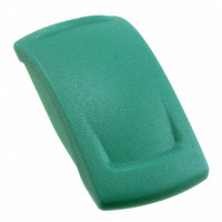 APEM Inc. - KRR13 - CAP ROCKER RECTANGULAR GREEN