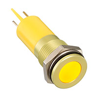APEM Inc. - Q14F1AYXXHY12E - INDICATOR 12V 14MM FLUSH YELLOW