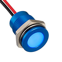 APEM Inc. - Q14F5ABXXB24E - INDICATOR 24V 14MM FLUSH BLUE