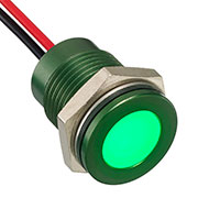 APEM Inc. - Q14F5AGXXHG220E - INDICATOR 220V 14MM FLUSH GREEN