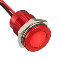 APEM Inc. - Q14F5ARXXHR24E - INDICATOR 24V 14MM FLUSH RED