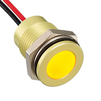 APEM Inc. - Q14F5AYXXHY220E - INDICATOR 220V 14MM FLUSH YELLOW