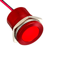 APEM Inc. - Q22F5ARXXSR110E - INDICATOR 110V 22MM FLUSH RED