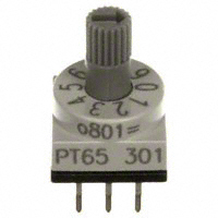 APEM Inc. - PT65301 - SWITCH ROTARY DIP BCD 150MA 24V
