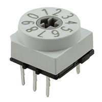 APEM Inc. - PT65701 - SWITCH ROTARY DIP BCD 150MA 24V