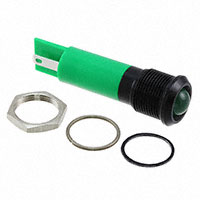 APEM Inc. - Q12P1BXXG12E - INDICATOR 12V 12MM PROMINENT GRN