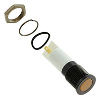 APEM Inc. - Q14F1BXXHO02E - 14MM FLSH BLK CHRM HYPR ORG 2VDC