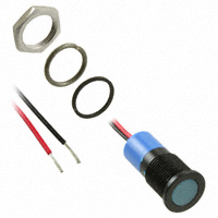 APEM Inc. - Q14F3BXXHB110E - LED PMI FLUSH 110VAC BLUE