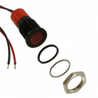 APEM Inc. - Q14F3BXXR24E - LED PM INDICATOR FLUSH RED