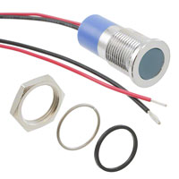 APEM Inc. - Q14F3CXXB24E - LED PM INDICATOR FLUSH BLUE