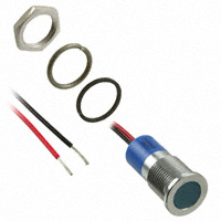 APEM Inc. - Q14F3CXXHB110E - LED PMI FLUSH 110VAC BLUE