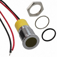 APEM Inc. - Q14F3CXXHY110E - LED PMI FLUSH 110VAC YELLOW