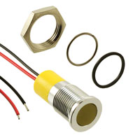 APEM Inc. - Q14F3CXXY24E - LED PM INDICATOR FLUSH YELLOW