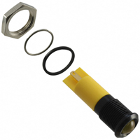 APEM Inc. - Q14P1BXXY24E - INDICATOR 24V 14MM PROMINENT YEL