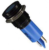 APEM Inc. - Q16F1BXXB24E - INDICATOR 24V 16MM FLUSH BLUE