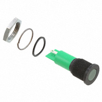 APEM Inc. - Q16F1BXXG24E - INDICATOR 24V 16MM FLUSH GREEN