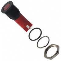 APEM Inc. - Q16F1BXXR110E - INDICATOR 110V 16MM FLUSH RED