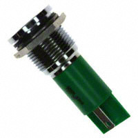 APEM Inc. - Q16F1CXXG12E - INDICATOR 12V 16MM FLUSH GREEN