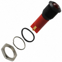 APEM Inc. - Q16P1BXXR24E - INDICATOR 24V 16MM PROMINENT RED