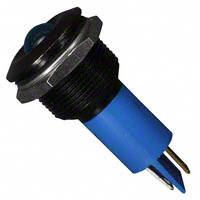 APEM Inc. - Q19P1BXXB110E - INDICATOR 110V 19MM PROM BLUE