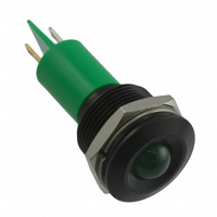 APEM Inc. - Q19P1BXXG12E - INDICATOR 12V 19MM PROMINENT GRN