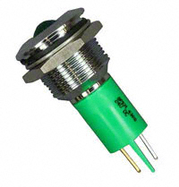 APEM Inc. - Q19P1CXXG24E - INDICATOR 24V 19MM PROMINENT GRN