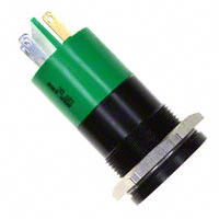 APEM Inc. - Q22F1BXXG12E - INDICATOR 12V 22MM FLUSH GREEN