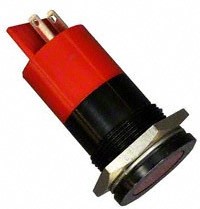 APEM Inc. - Q22F1BXXR12E - INDICATOR 12V 22MM FLUSH RED