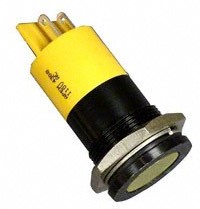 APEM Inc. - Q22F1BXXY110E - INDICATOR 110V 22MM FLUSH YELLOW